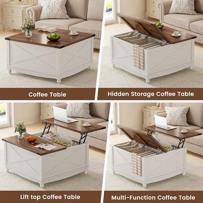 ALLSTAND 31.5" Lift Top Coffee Table - Image 6