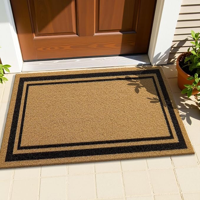 OLANLY Front Door Mat, Low Profile Doormat, Stain and Fade Resistant, - Image 3