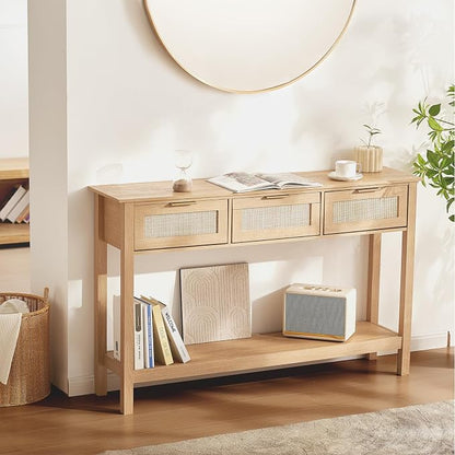 VEVOR Rattan Console Table by VEVOR