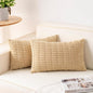 Aegero Pack of 2 Corduroy Decorative Throw Pillow Covers 12x24 Inch by Unknown