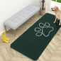 OLANLY Dog Door Mat for Muddy Paws 59x24, Paw Print Design Chenille Mud Mat | by OLANLY