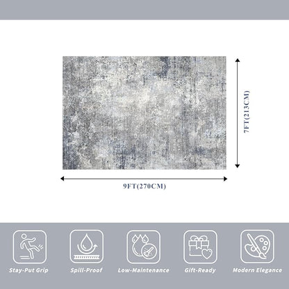 7x9 Washable Living Room Rug - Image 2
