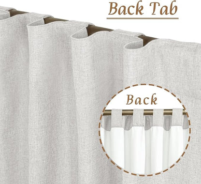 Short Linen Curtains 40 Inches Long - Image 6