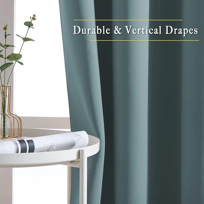 NICETOWN Room Darkening Curtains Extra Long 110 Inches, Grommet Thermal - Image 5