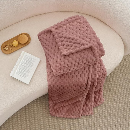 BEDELITE Dusty Pink Throw Blanket - Image 7