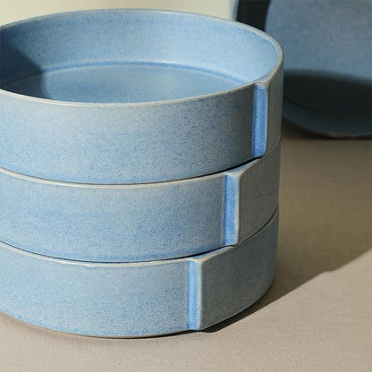 Stone Lain Bao 4-Piece Pasta Bowl Set Stoneware, Blue