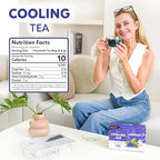 Indochine Blends, 50 Tea Bags, Hibiscus Tea Bags for High Blood Pressure, Herbal Tea Bags, Caffeine-Free, No Sugar, Vegan, Supports Heart Health and Relaxation, Loose Hibiscus Flowers, All Natural Hibiscus Flowers Ingredients (50 Pyramid Bags, Cooling ...