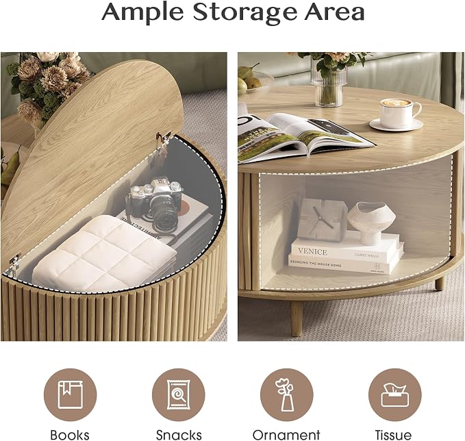 JOINICE, Round Coffee Table - Image 4