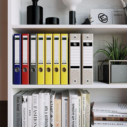 IRONCK Bookshelves and Bookcases Set of 2 Floor Standing 6 Tiers Display - Image 5