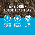 Tiesta Tea - Cozy Chai, Loose Leaf, Spiced Chai Rooibos Tea, Premium Caffeine-Free Herbal Blend, Makes Hot or Iced & Up to 25 Cups, 2.5oz Resealable Pouch