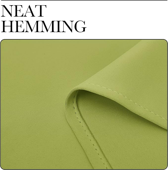 NICETOWN Fresh Green Blackout Curtains 68 inches Length - Image 6