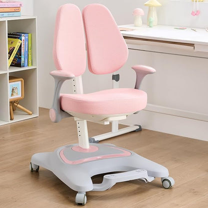 ERIYA Kids Desk Chair, Ergonomic Chair: Height-Adjustable, Double Back Support by ERIYA