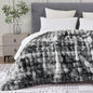 60x80 Inches Ultra-Soft Fuzzy Faux Fur Plush Twin Size Blanket by Serenhom