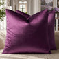GIGIZAZA Velvet Pillow Covers 24x24 Decorative Pillows Pack of 2 Purple | Throw by GIGIZAZAFocusingonhomedecoration
