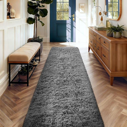 Ophanie 2x10 Runner Rug for Hallway, Upgrade Non-Slip Fluffy Soft Bedside Rugs by Ophanie