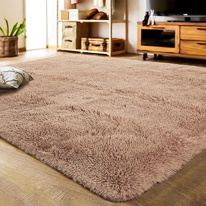 LOCHAS Area Rugs Fluffy Living Room Carpets by LOCHAS