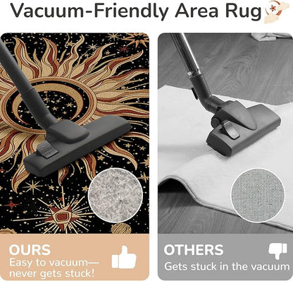 Vacuum-Friendly, 5x7 Washable Area Rug - Image 5