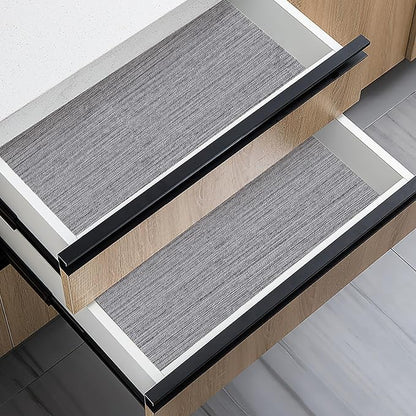 Grasscloth Peel and Stick Wallpaper Faux Weave Grey Contact Paper Modern - Image 8