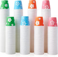 LITOPAK 800 Pack 3oz Disposable Bathroom Cups, Colorful Disposable Mouthwash Cups, Small Disposable Cups, Mini Paper Cups for Parties, Picnics, Barbecues, Travel and Events