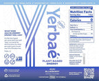 Yerbaé Energy Seltzer - Acai Blueberry, No Sugar/Calories/Carbs. Energized by Yerba Mate, Naturally Caffeinated, Plant-Based, Healthy Alternative to Coffee Sugary Sodas, Pack of 12, 12oz cans