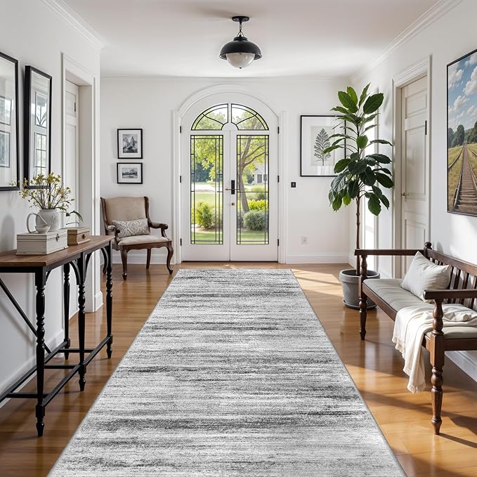 6x12 Runner Rug for Wide Hallway: Long Washable Area Rugs for Living Room - Image 3