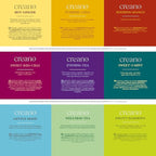 Creano Organic Herbal Tea Sampler Gift Set - Tea Gift Box - 27 Organic Tea Bags in 9 Different Varieties 54 g