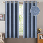 MIULEE 100% Blackout Linen Curtains by MIULEE