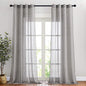NICETOWN Linen Curtains Charcoal Grey by NICETOWN
