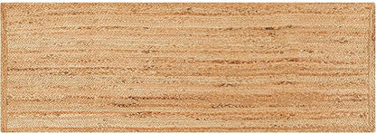 Hausattire Jute Braided Runner Rug, 2x6 ft | 100% natural jute, hand woven - Image 6