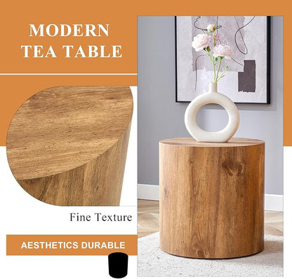 15.7'' Boho Cylinder Side Table - Image 6
