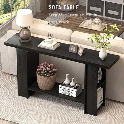 FOLUBAN Black Entryway Table - Image 3