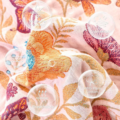 LUTBM Boho Throw Blanket for Couch Sofa Chair Cotton Summer Blankets for - Image 7