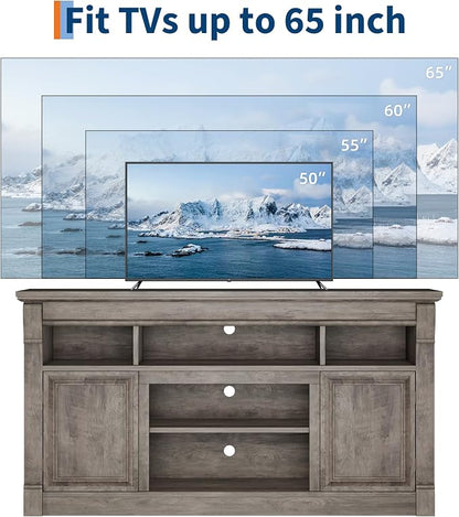 IDEALHOUSE Farmhouse TV Stand for TVs Up to 65", Entertainment Center - Image 7