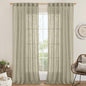 Linen Curtains for Living Room 84 inch Length 2 Panels, 52 x 84 Inch | Light by LAMIT