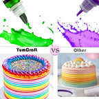 Food Coloring Liquid - Vibrant Color Food Coloring for Cake Decorating, Baking, Easter Egg, Icing - Tasteless Food Color Dye for Fondant, Cooking, Slime, Airbrush (Gold, 8 Fl.oz)
