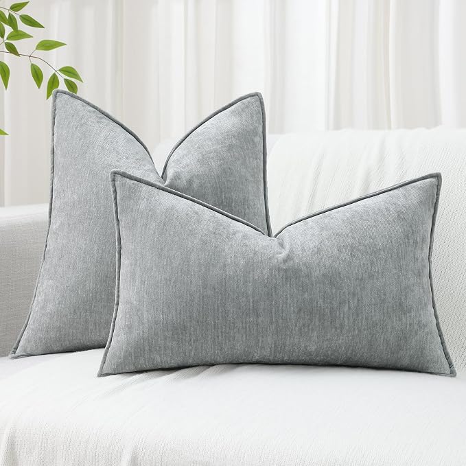 decorUhome Summer Couch Throw Pillow Covers 12x20 Set of 2, Decorative Soft - Image 7