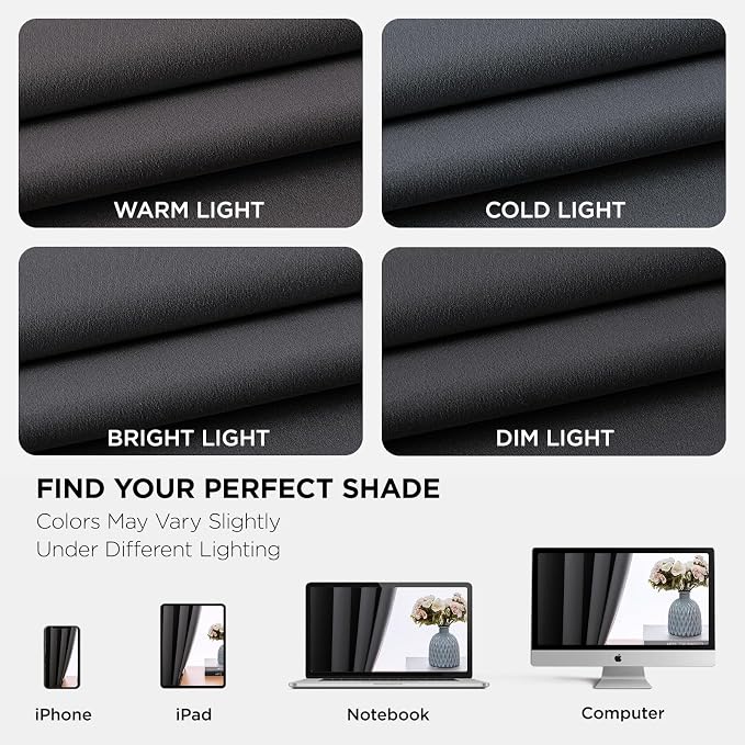 Joydeco Blackout Curtains 72 Inch Length 2 Panels Set, Thermal Insulated Long - Image 8