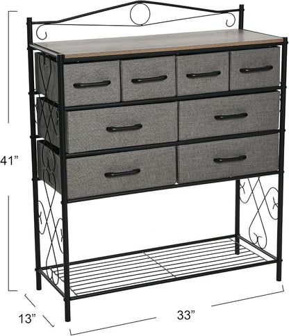 Household Essentials Ashwood Iron Sideboard - Image 3