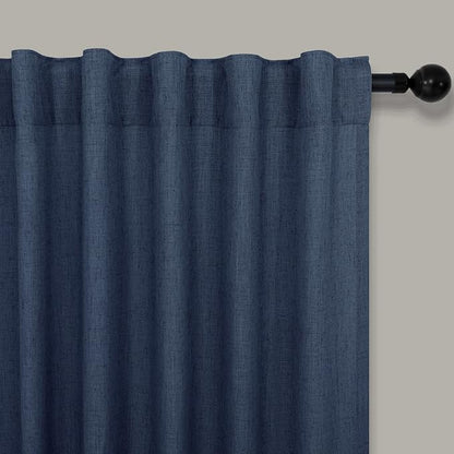 Pitalk Navy Curtains 54 Inch Length - Image 2