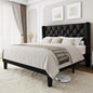 Einhomn Black Platform Bed Frame Full Size by Einhomn