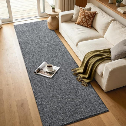 2x8 Black/White Runner Rug Washable Non-Slip - Image 7