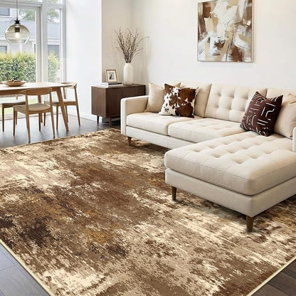 RELEANY Washable 5'x7' Abstract Area Rug - Image 8