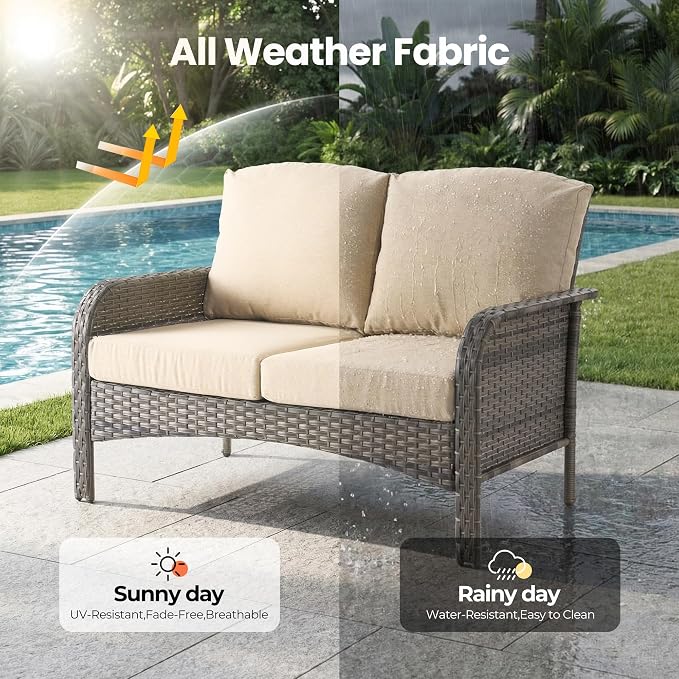 Weaxty 8 Pieces Outdoor Patio Furniture Sets - Image 7