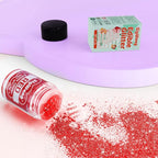Red Edible Glitter - 5g Food Grade Cake Decorating Shimmering Glitter, Edible Sprinkle Luster Dust for Drinks, Chocolates, Fondant, Strawberries, Cupcakes, Candy, Cookie - Vegan