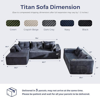 MAXYOYO Modular Sectional Couch - Image 2