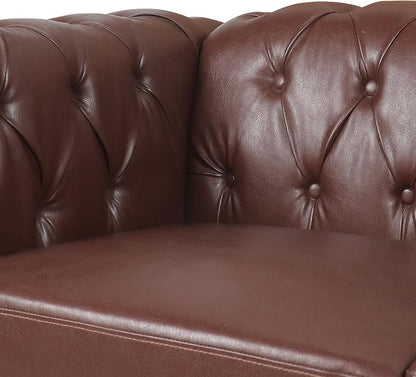 GDFStudio 84" Chesterfield Tufted Sofa Couch - Image 6