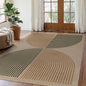 Lahome Modern Rainbow Easy Jute Rug, Washable 5x7 Area Rugs by Lahome