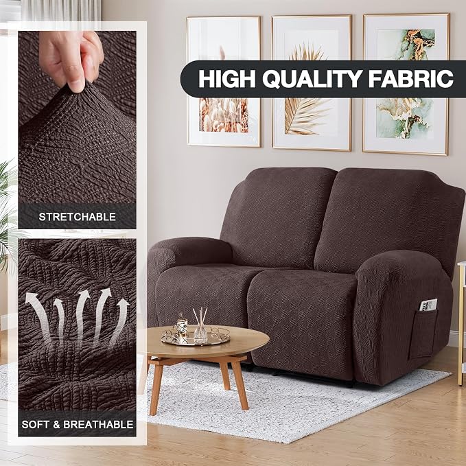 Timeles Recliner Covers Recliner Loveseat Covers Reclining Couch Covers Sofa - Image 2