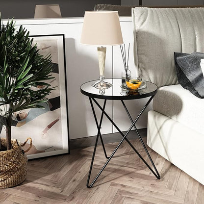 HLR Modern Round Side Table, End Table - Image 7