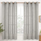 YoungsTex Dark Grey Linen Curtains by YoungsTex